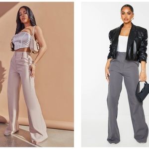 NWT Pretty Little Things Petite Straight Leg Trousers